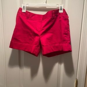 Red shorts